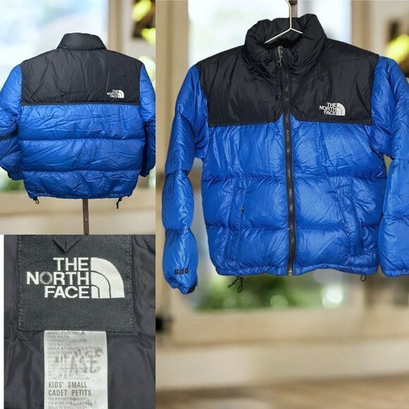 VTG The North Face 600 DOWN FILL Winter Snow Retro 1996 Nuptse Jacket Parka SZ S - Picture 1 of 9